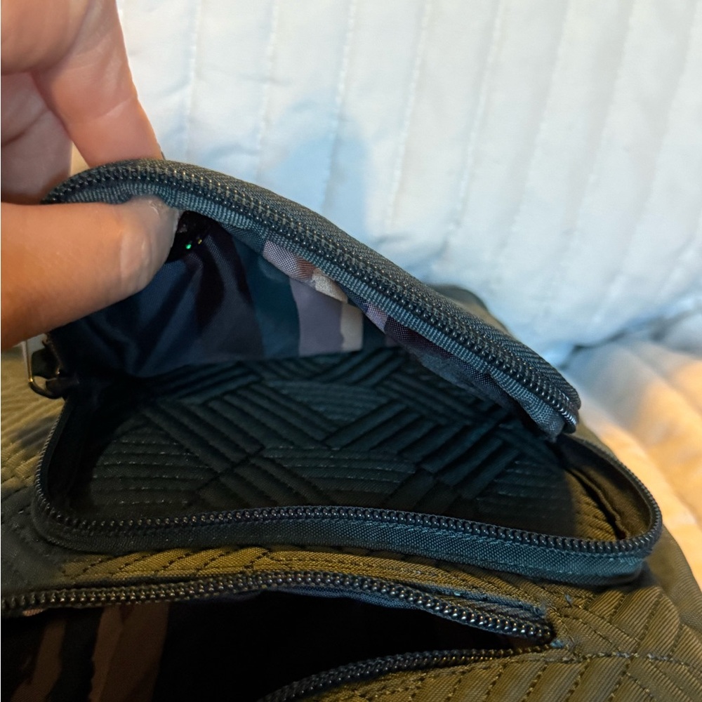 Monorail Convertible Rfid Cross Body Bag Peacock Teal - Picture 8 of 14